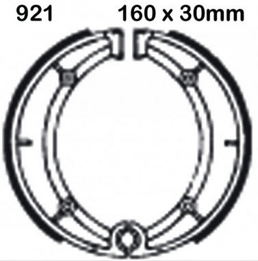 EBC ZAPATAS DE FRENO 921